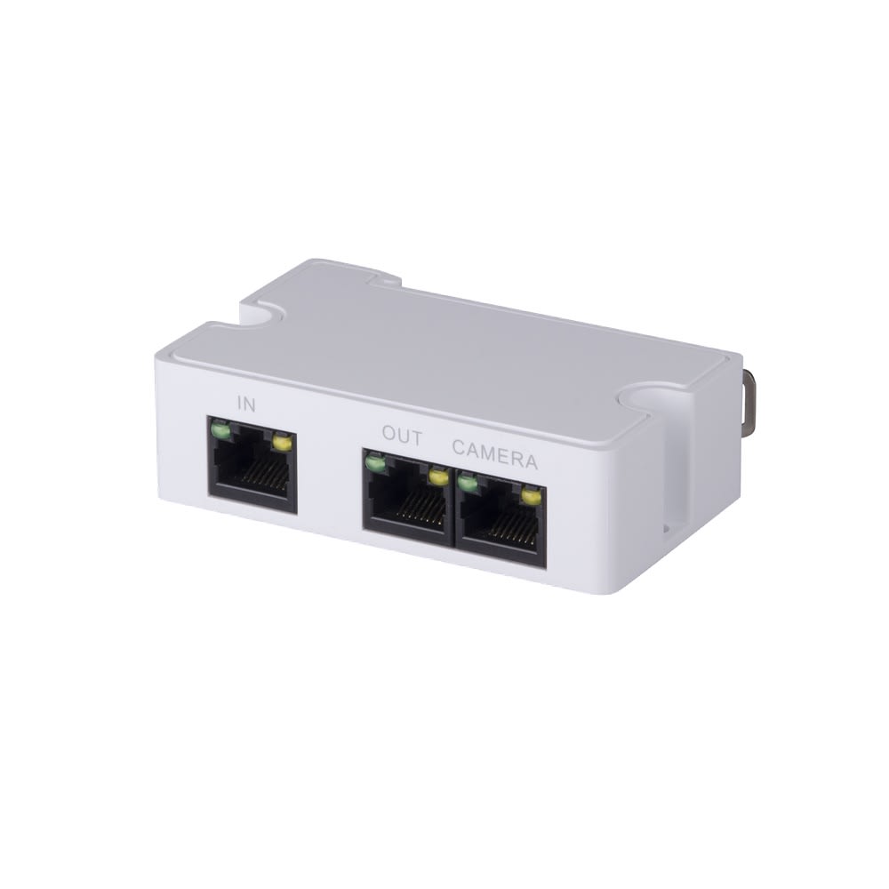 Extensor PoE Dahua PFT1300 - Mini Switch de 2 Puertos, hasta 300 m