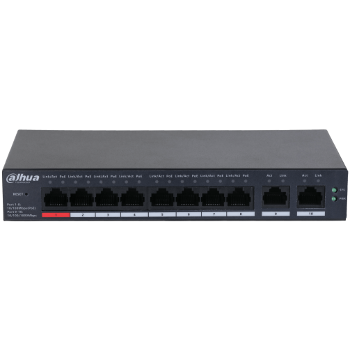 Switch PoE Dahua CS4010-8ET-110