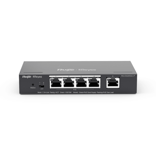 Switch PoE gestionado en la nube 4 puertos