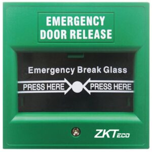 ZKABK900A-G. pulsador de salida de emergencia tipo "ROMPA EL CRISTAL". color verde