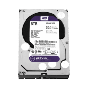 DISCO DURO WESTERN DIGITAL PURPLE 6TB 3.5 SATA 5400 RPM WD60PURZ