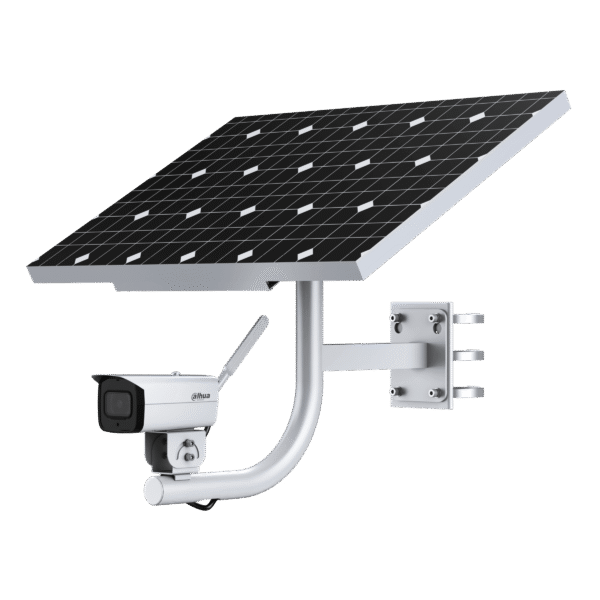 KIT SOLAR CAMARA SEGURIDAD MODELO KIT-DH-PFM378-B60-W/DH-IPC-H MARCA DAHUA