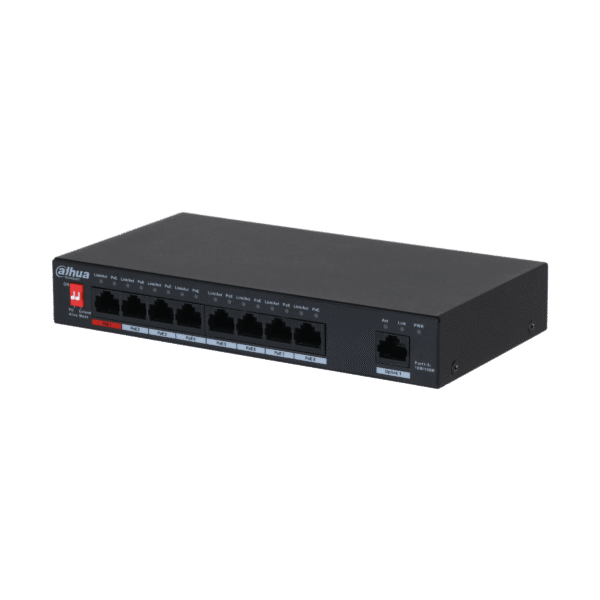 Switch Poe Dahua 8 Puertos DH-PFS3009-8ET-96