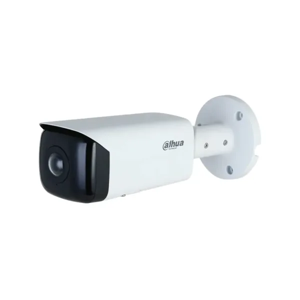 Cámara IP bullet panorámica 4 MP, lente 2.1 mm, ángulo 180°, IR 20 m, IA Wiz DAHUA IPC-HFW3441T-AS-P
