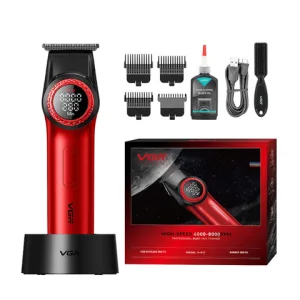 Cortadora Pelo Trimmer Pro VGR V-977 Luz Motor BLDC 8000rpm